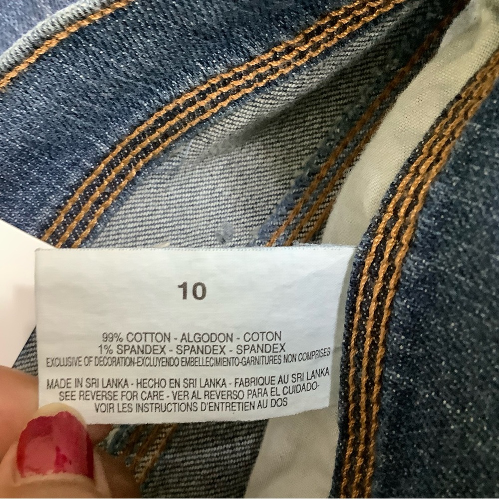 Gloria Vanderbilt Dark Blue Ankle Jeans size 10 . NWT - Picture 7 of 11